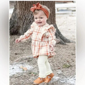 Ruffle Butts Plaid Waterfall Bubble Romper